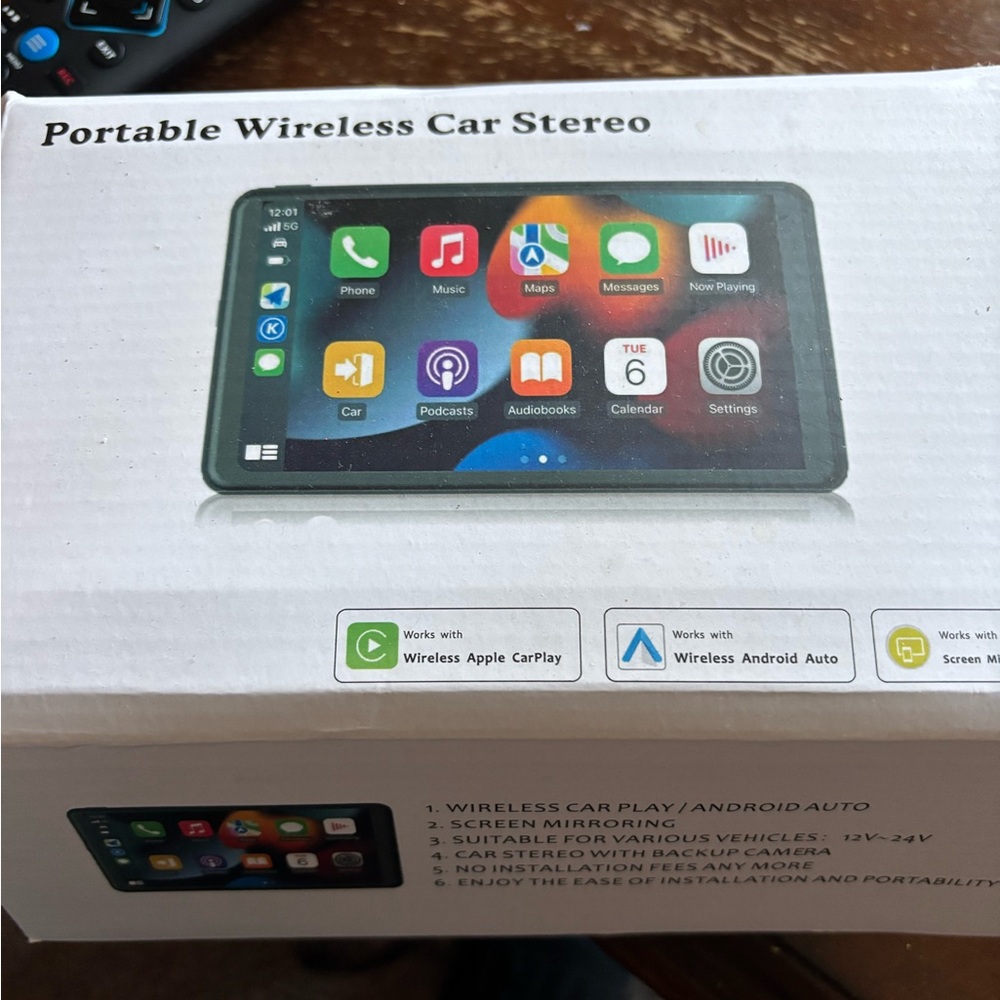 Portabl Wireless Car Stereo